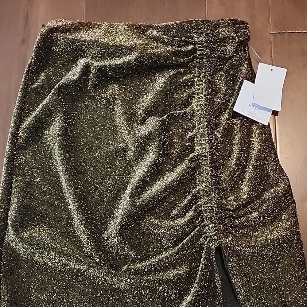 Originality Skirt in Black/Gold sz S - Picture 2 of 4